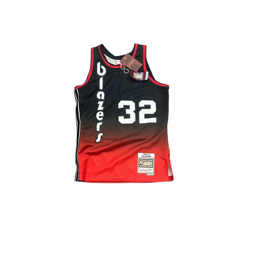 Bill Walton Mitchell & Ness Fadeaway Swingman Jersey Small